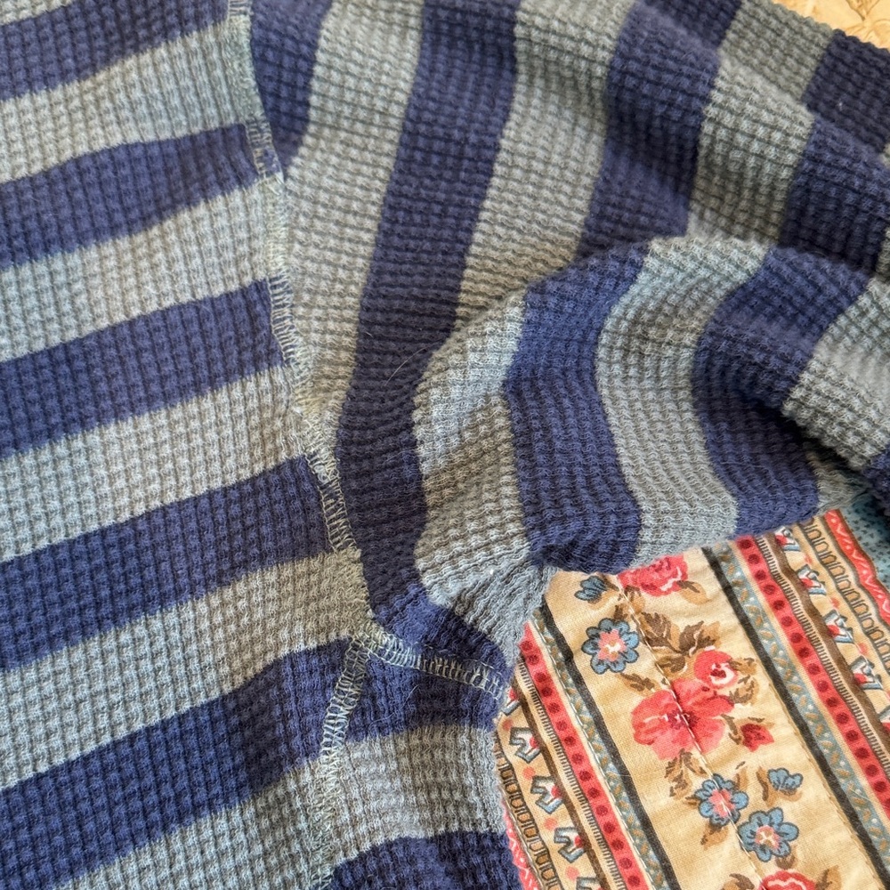 Aerie Striped Waffle Knit Top - Picture 7 of 12